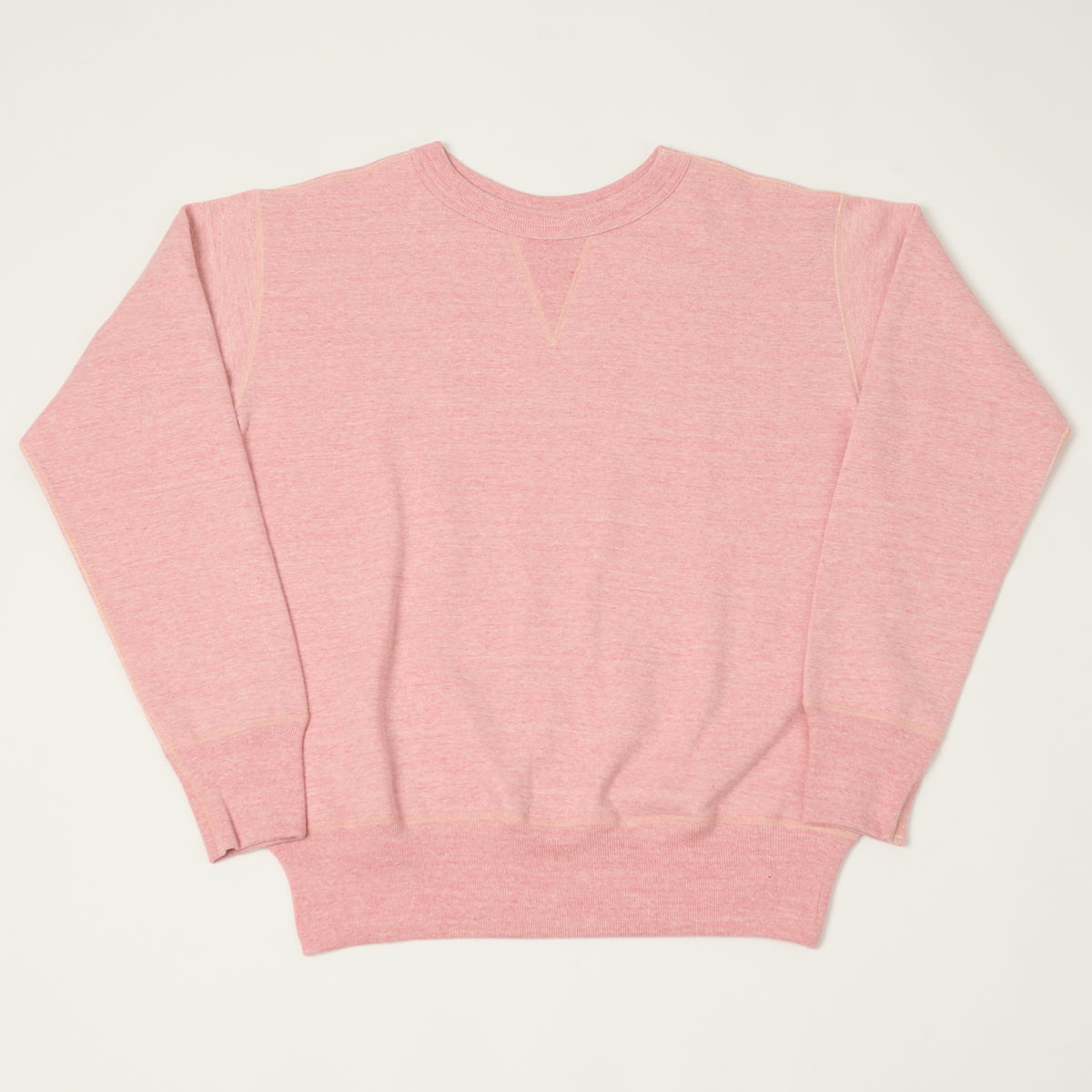 Denime Lot. 268 '88/12' 4 Needle Crew Neck Sweatshirt - Heather Red