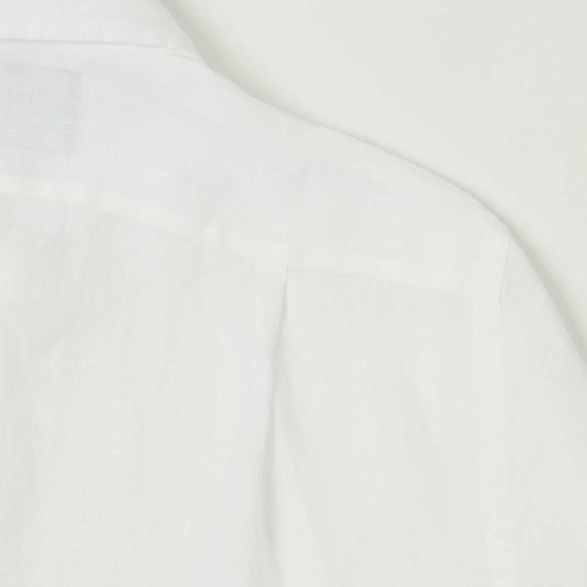 Drake's Linen Summer Shirt - White