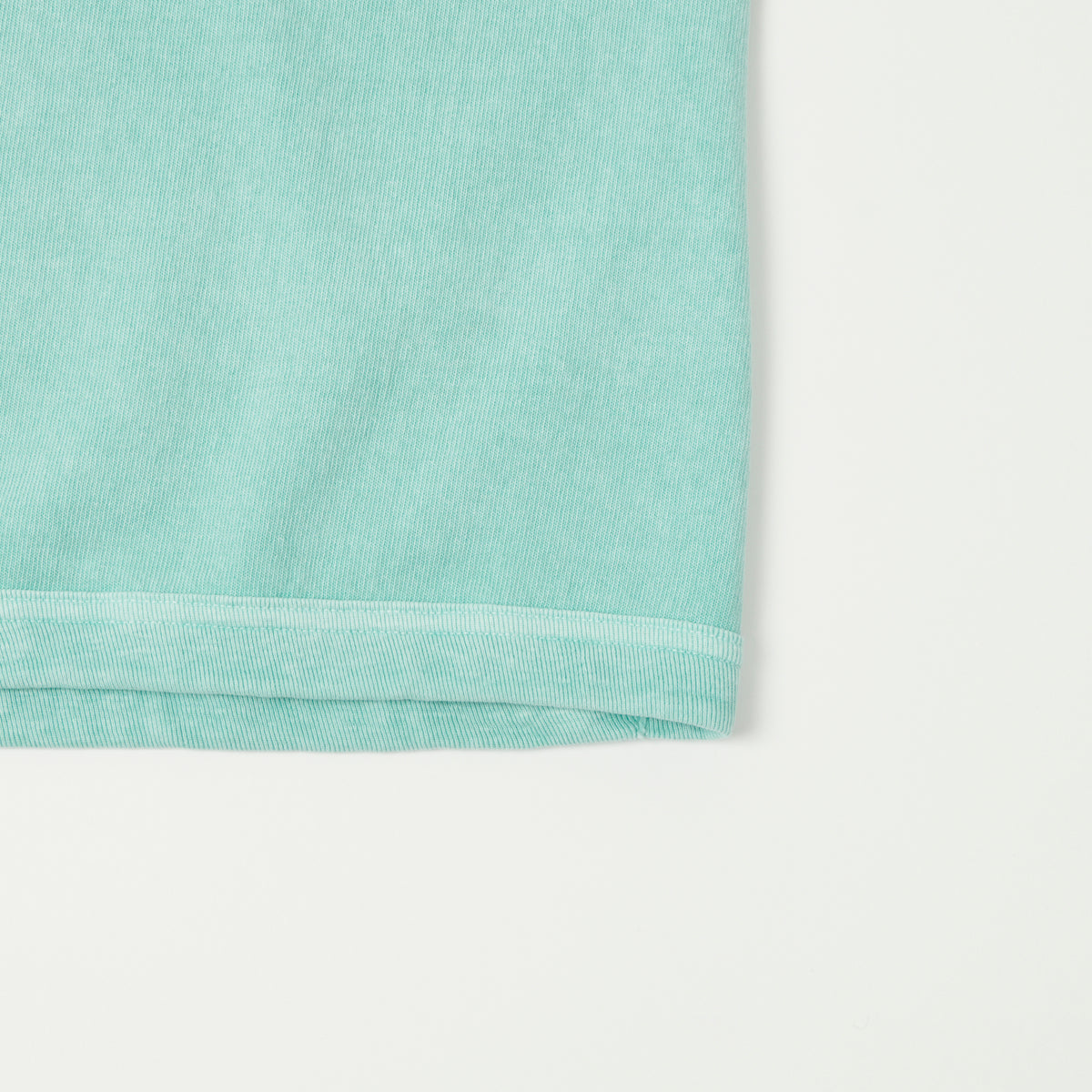 Dubbleworks Heavy Fabric Raglan Sleeve Pigment Dye Tee - Lt Turquoise