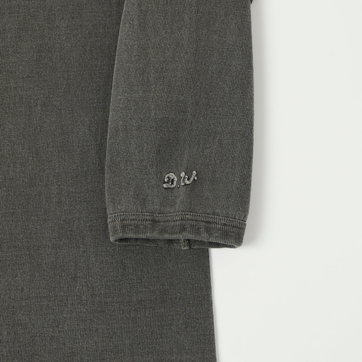 Dubbleworks Heavy Fabric Long Sleeve Pigment Dyed Tee - Sumikuro