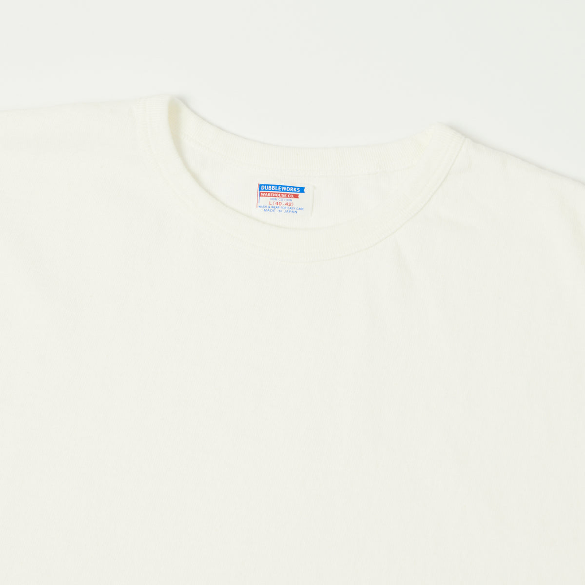 Dubbleworks Heavy Fabric Long Sleeve Tee - Off White