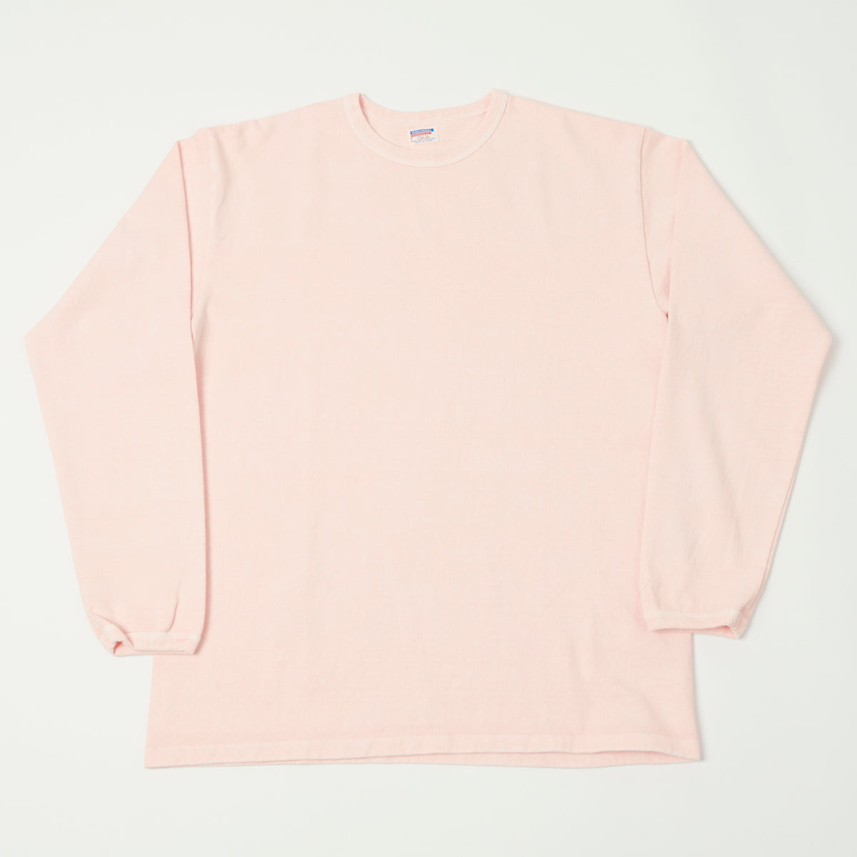 Dubbleworks Heavy Fabric Long Sleeve Pigment Dyed Tee - Pink