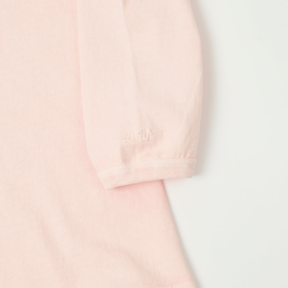 Dubbleworks Heavy Fabric Long Sleeve Pigment Dyed Tee - Pink