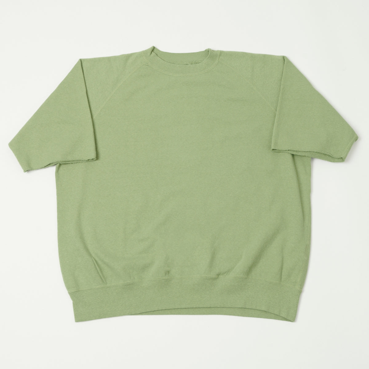 Dubbleworks Cut Off Sleeve Sweatshirt - Tea Green
