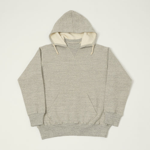 Dubbleworks Loop Wheel After Hood Sweatshirt - Heather Grey