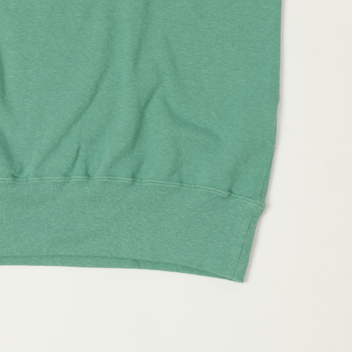 Dubbleworks Cut Off Sleeve Sweat Polo Shirt - Emerald