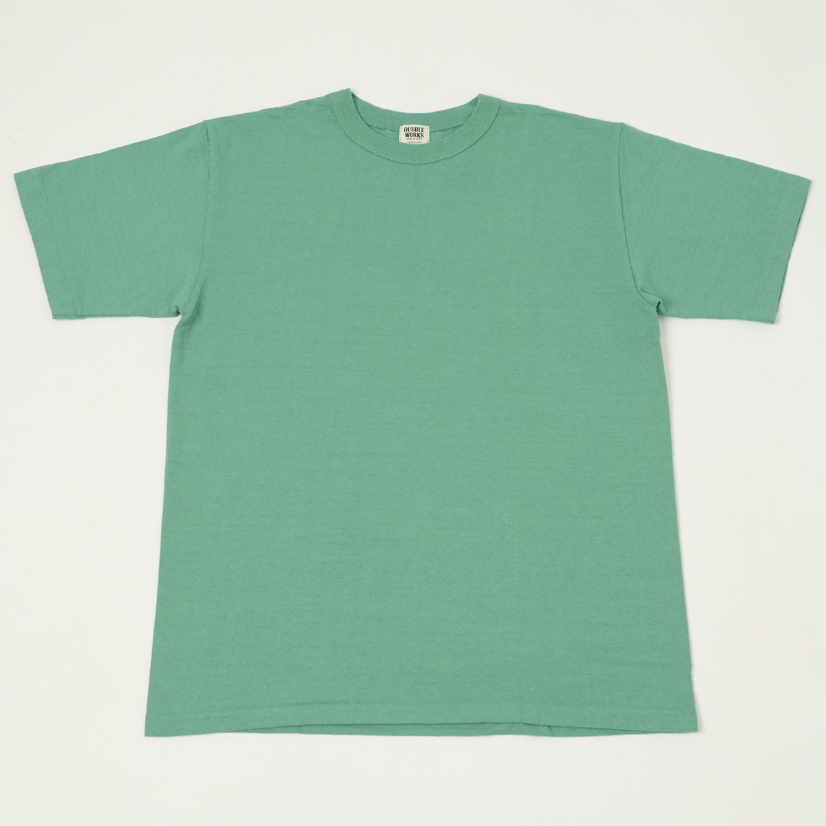 Dubbleworks Fallen Cotton Mid Weight Tee - Emerald