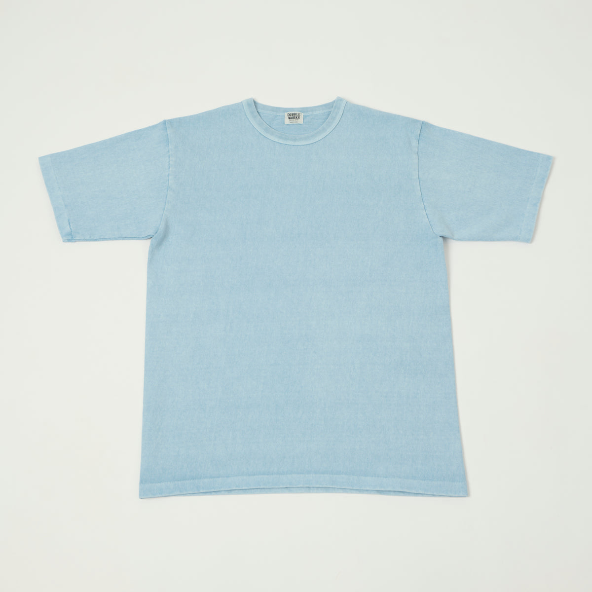 Dubbleworks Heavy Fabric Pigment Dye Tee - Sax Blue
