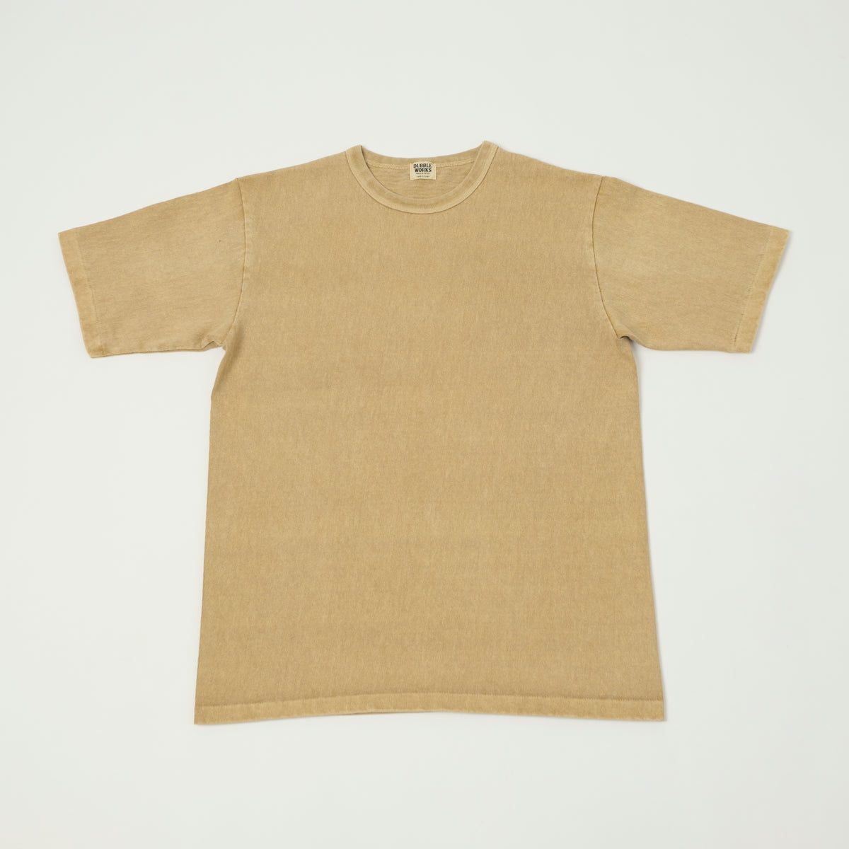 Dubbleworks Heavy Fabric Pigment Dye Tee - Dark Beige