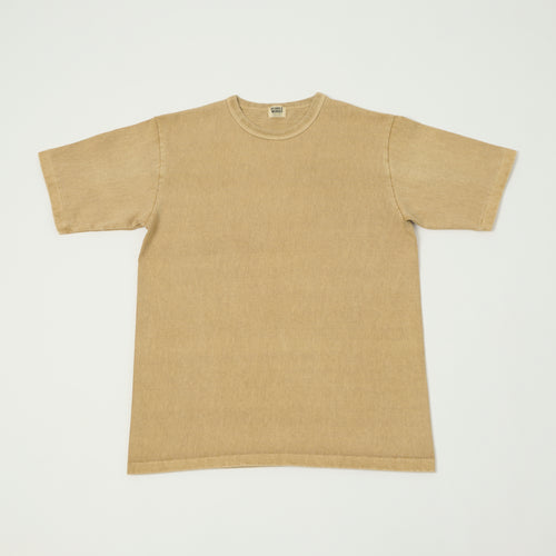 Dubbleworks Heavy Fabric Pigment Dye Tee - Dark Beige