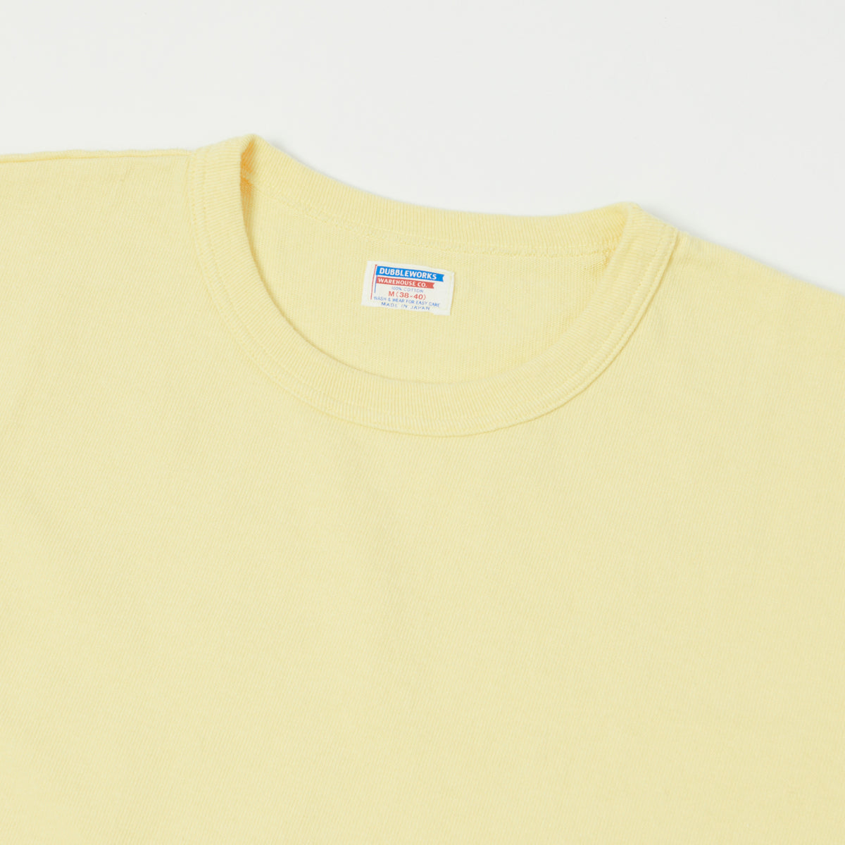 Dubbleworks Heavy Fabric Tee - Pale Yellow