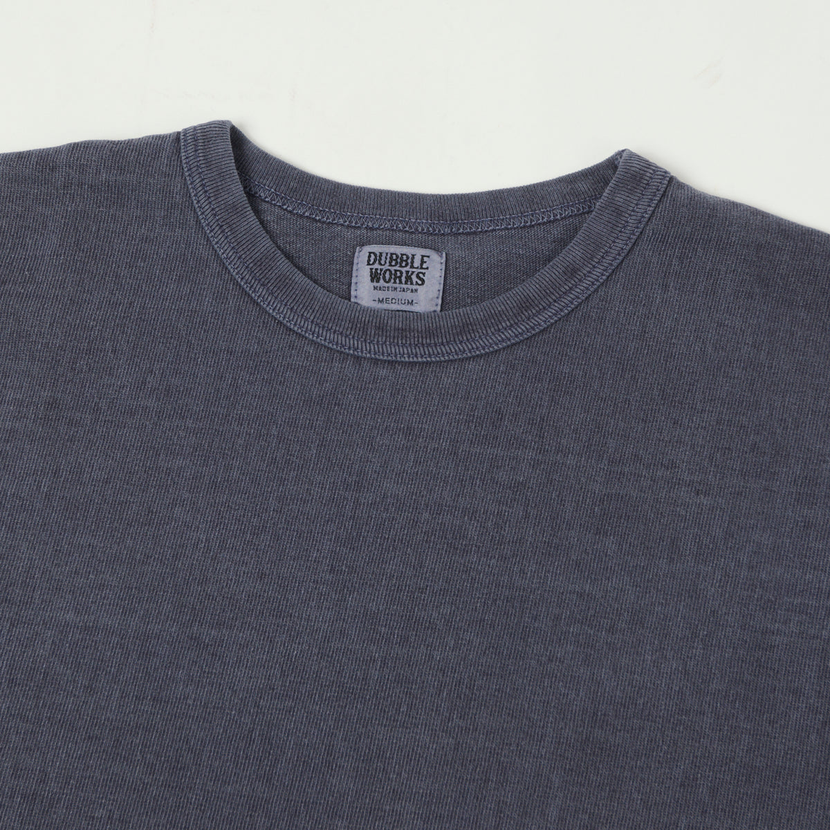 Dubbleworks Heavy Fabric Long Sleeve Pigment Dye Tee - Pd. Navy
