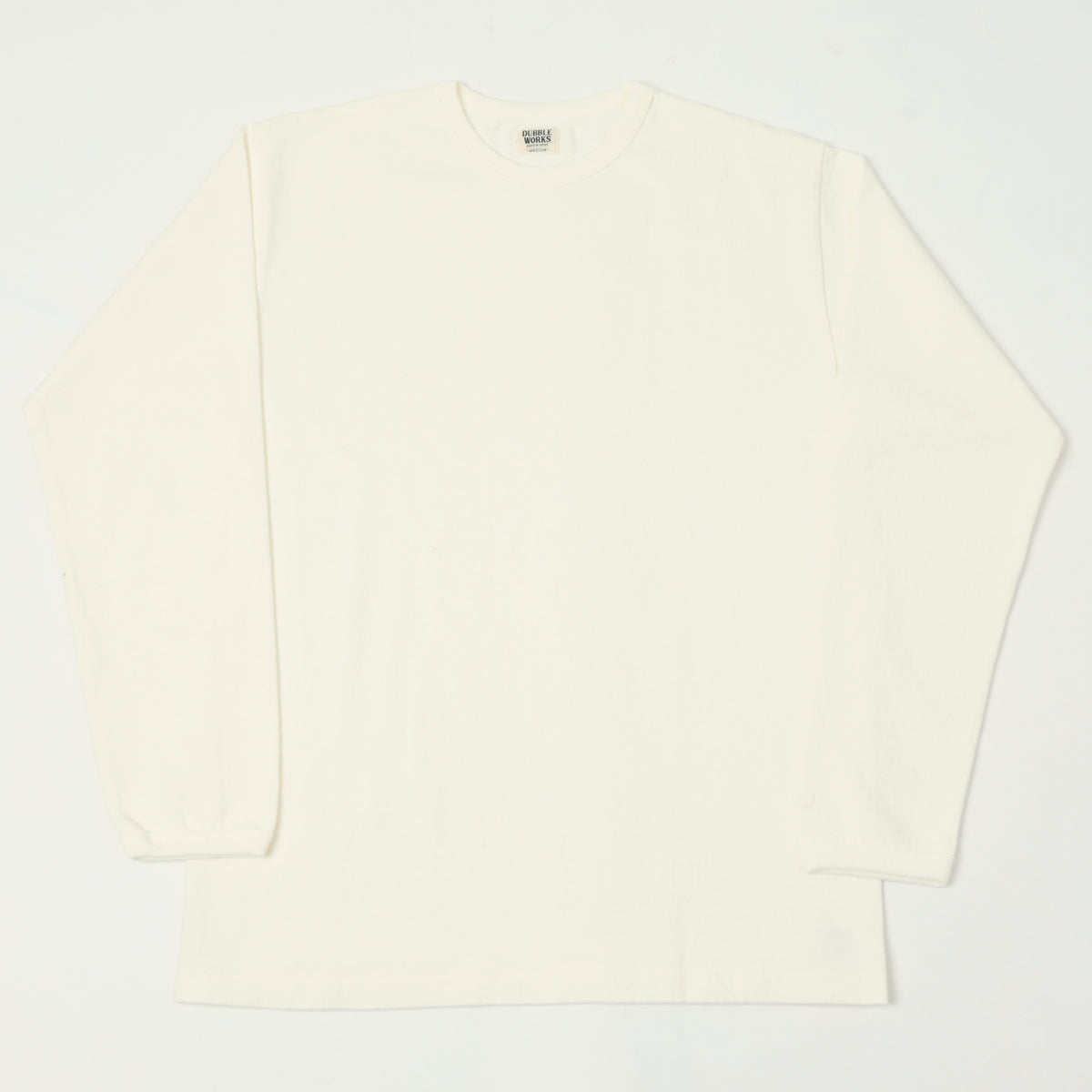 Dubbleworks Heavy Fabric Long Sleeve Tee - Off White