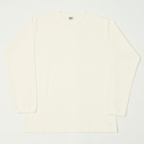 Dubbleworks Heavy Fabric Long Sleeve Tee - Off White