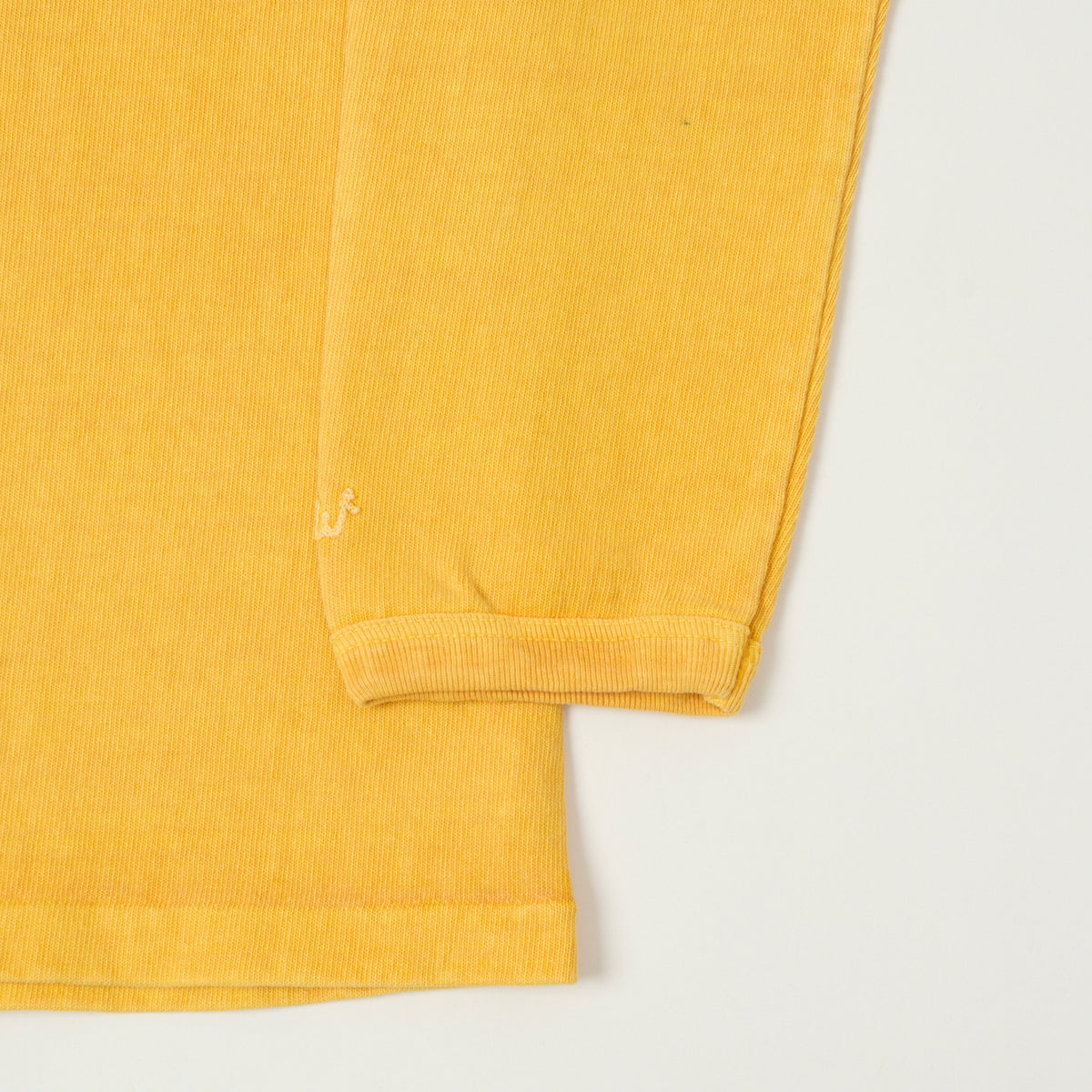 Dubbleworks Heavy Fabric Long Sleeve Pigment Dye Tee - Pd. Gold