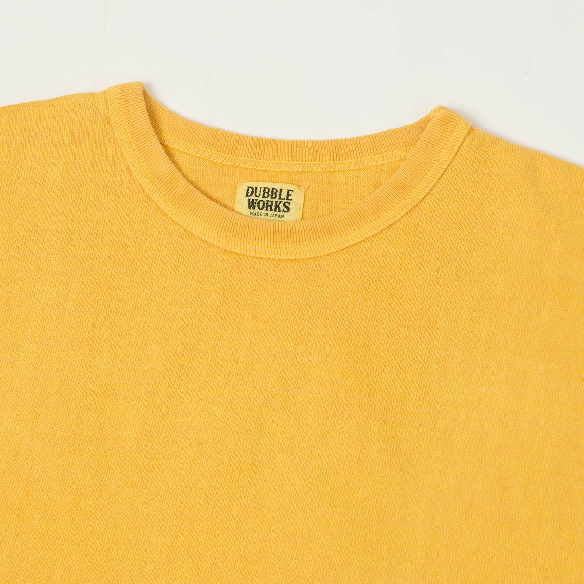 Dubbleworks Heavy Fabric Long Sleeve Pigment Dye Tee - Pd. Gold