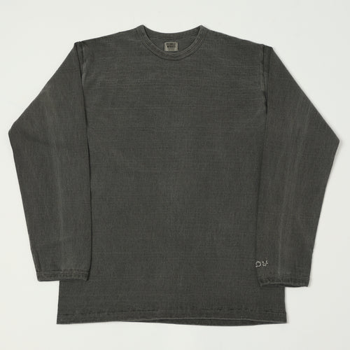 Dubbleworks Heavy Fabric Long Sleeve Pigment Dye Tee - Sumikuro