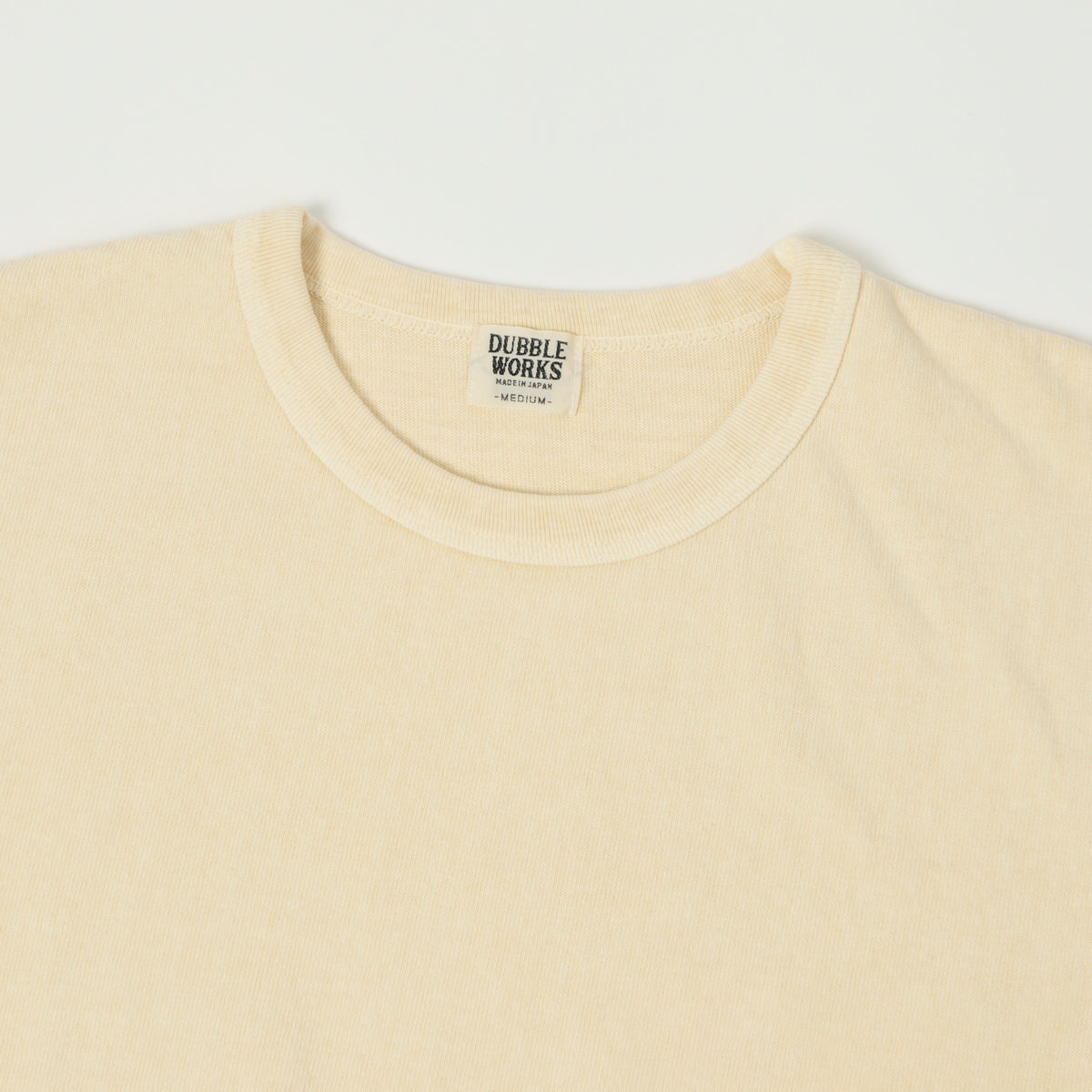 Dubbleworks Heavy Fabric Pigment Dye Tee - Cream