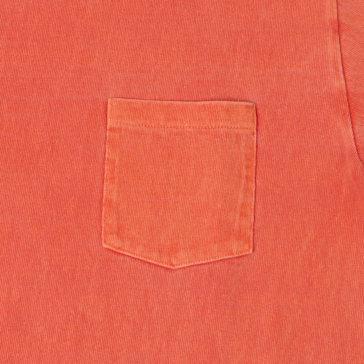 Dubbleworks Heavy Fabric Pigment Dye Pocket Tee - Orange