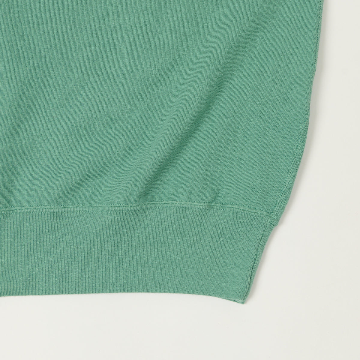 Dubbleworks Cut Off Sleeve Sweatshirt - Emerald