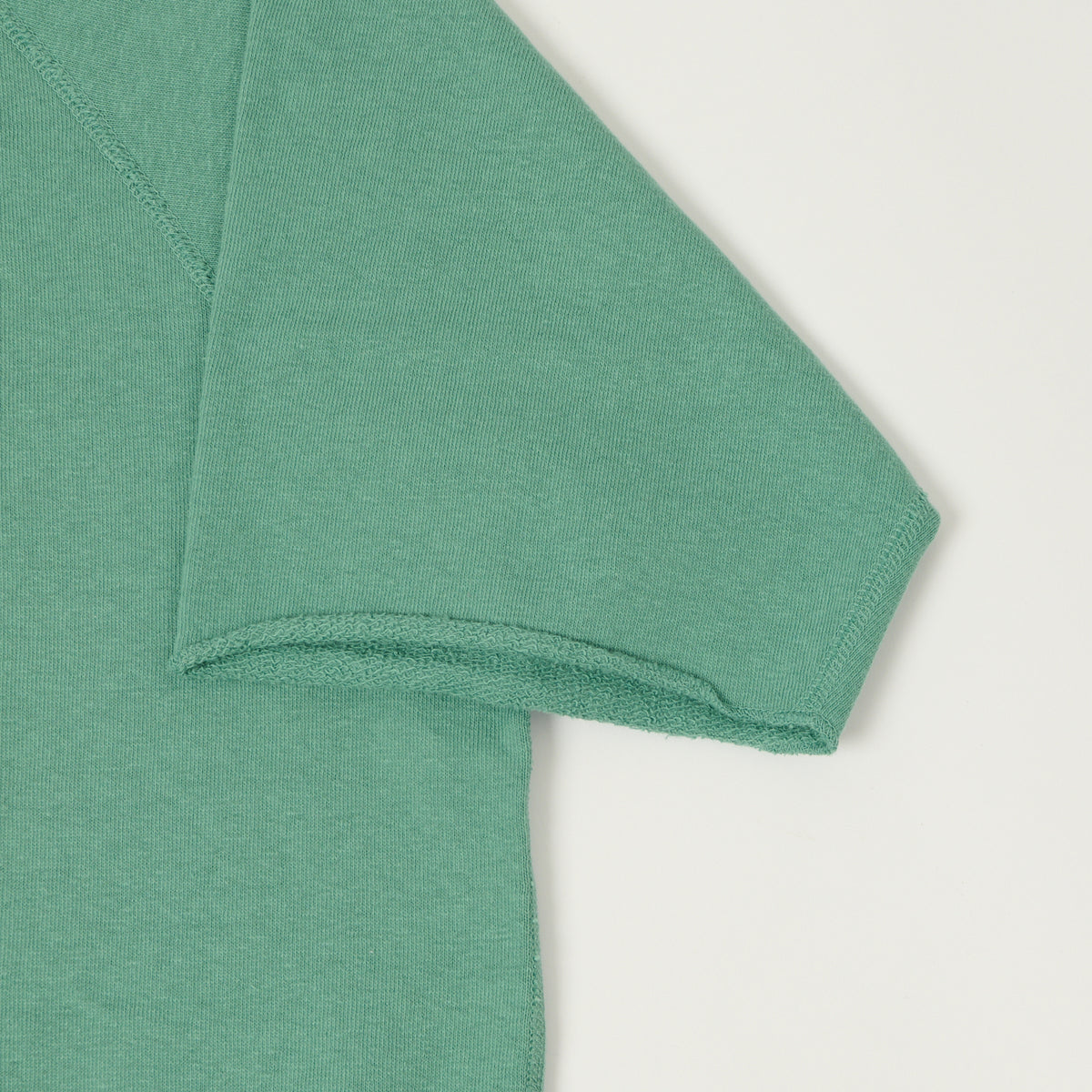 Dubbleworks Cut Off Sleeve Sweatshirt - Emerald