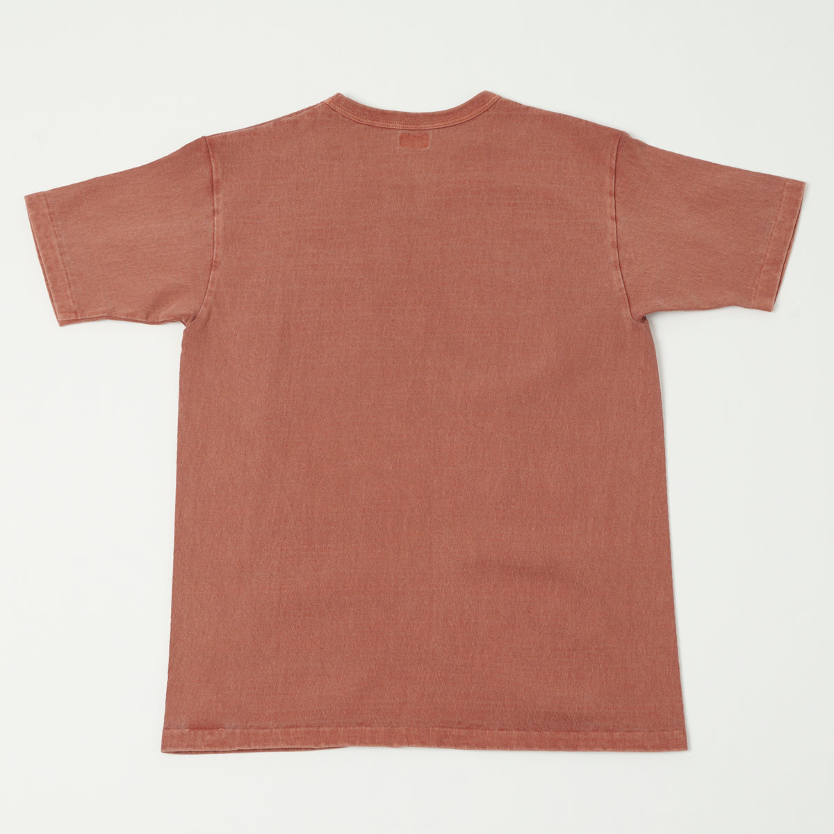 Dubbleworks Heavy Fabric Pigment Dye Pocket Tee - Brick Red