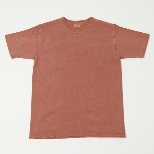 Dubbleworks Heavy Fabric Pigment Dye Tee - Brick Red