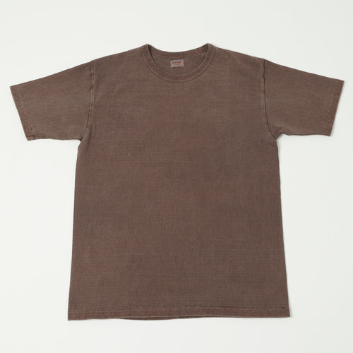 Dubbleworks Heavy Fabric Pigment Dye Tee - Mad Brown