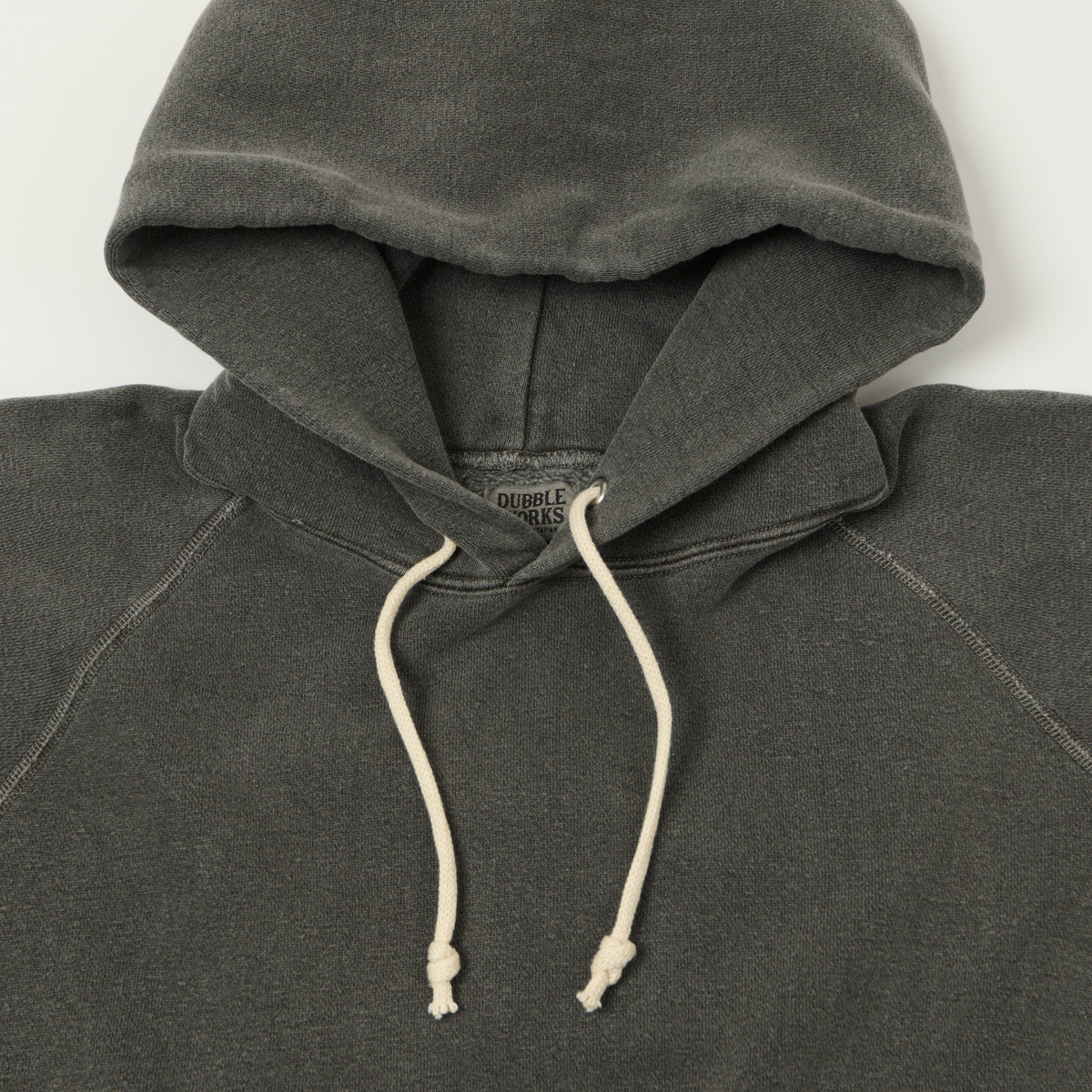 Dubbleworks Pigment Dyed Raglan Sleeve Hoodie - Sumikuro