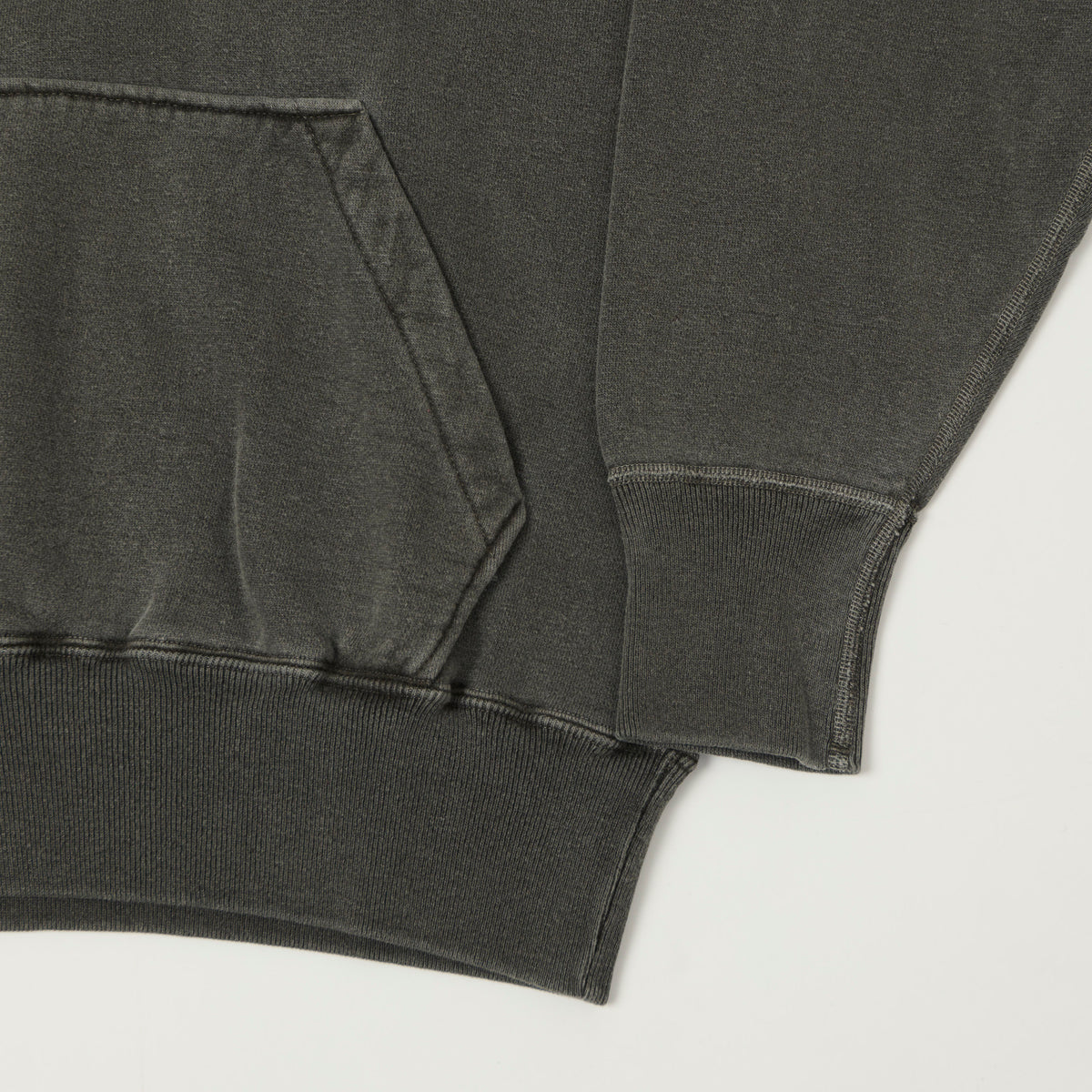 Dubbleworks Pigment Dyed Raglan Sleeve Hoodie - Sumikuro