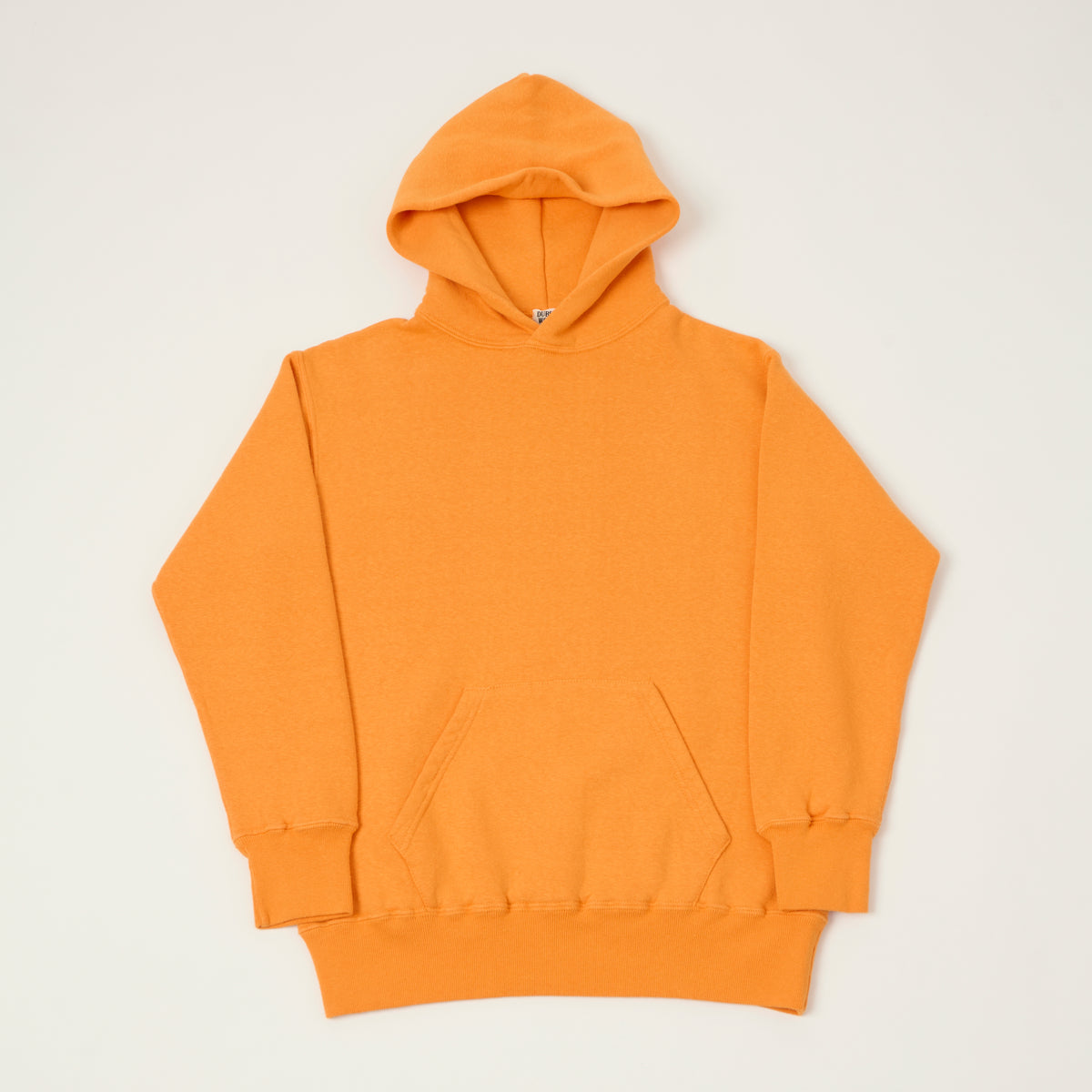 Dubbleworks Loop Wheel Sweat Hoodie - Fade Orange