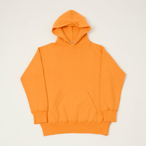 Dubbleworks Loop Wheel Sweat Hoodie - Fade Orange
