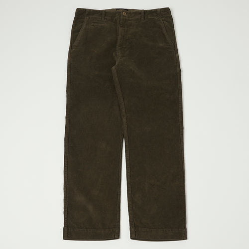 East Harbour Surplus 'Axel 101' Corduroy Trouser - Green
