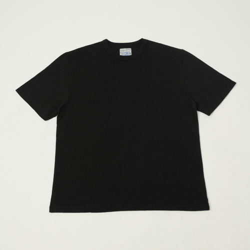 Edwin Arthur's Recycled Cotton 'Date' T-Shirt - Black
