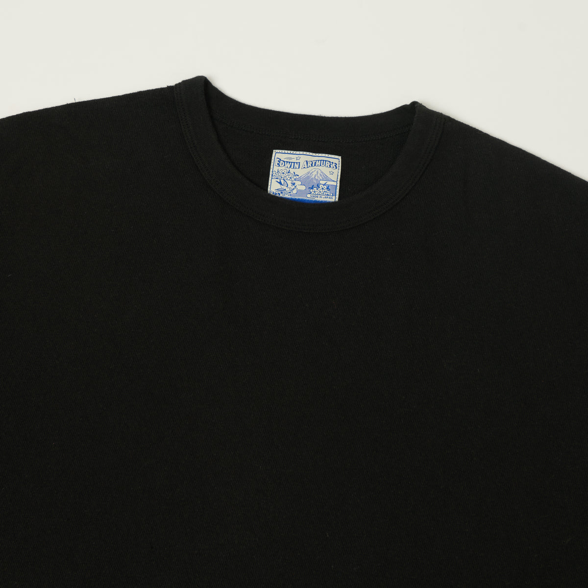 Edwin Arthur's Recycled Cotton 'Date' T-Shirt - Black