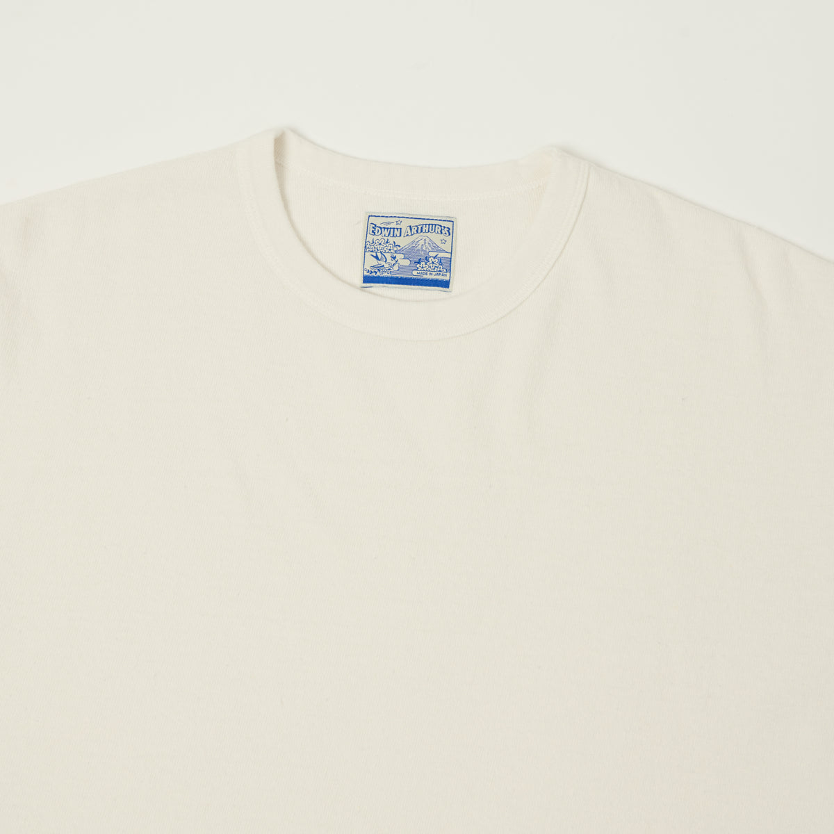 Edwin Arthur's Recycled Cotton 'Date' T-Shirt - Off White
