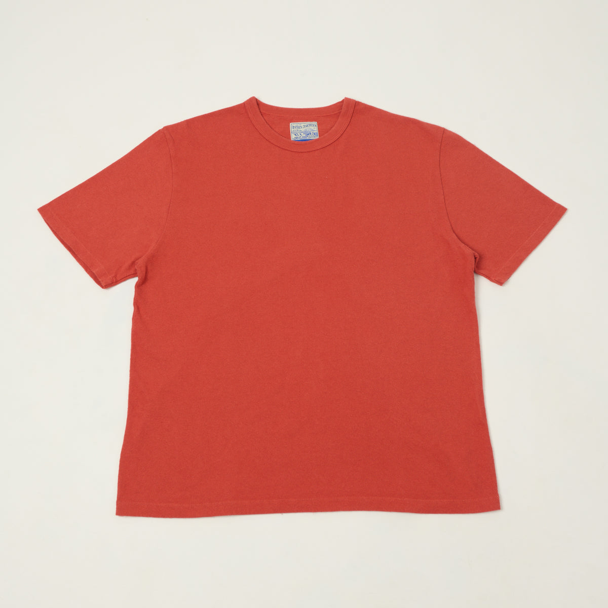 Edwin Arthur's Recycled Cotton 'Date' T-Shirt - Washed Red