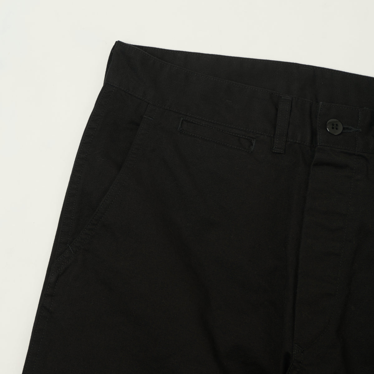 Edwin Arthur's 'Yume' Tanker Twill Chino - Black
