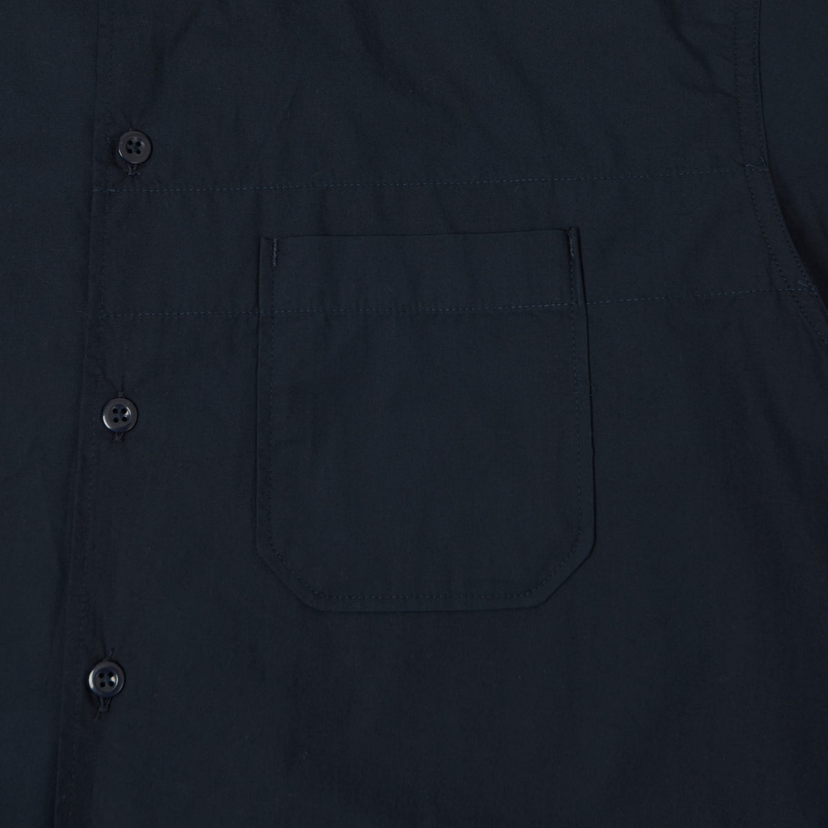 Engineered Garments Poplin Camp Shirt - Dark Navy