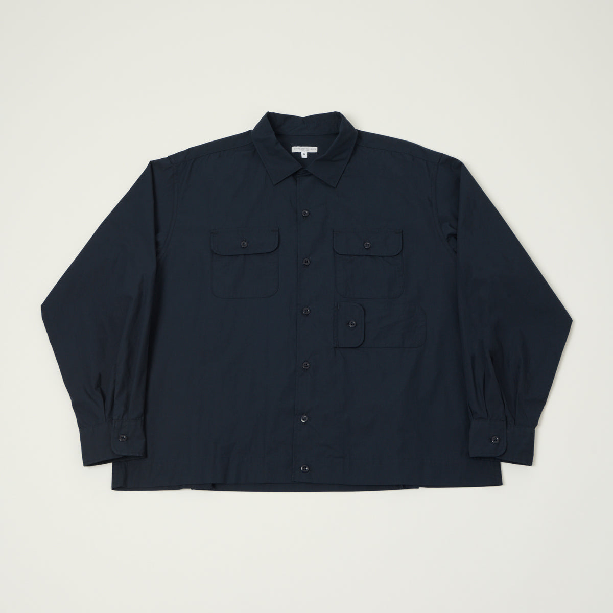 Engineered Garments Poplin Bowling Shirt - Dark Navy