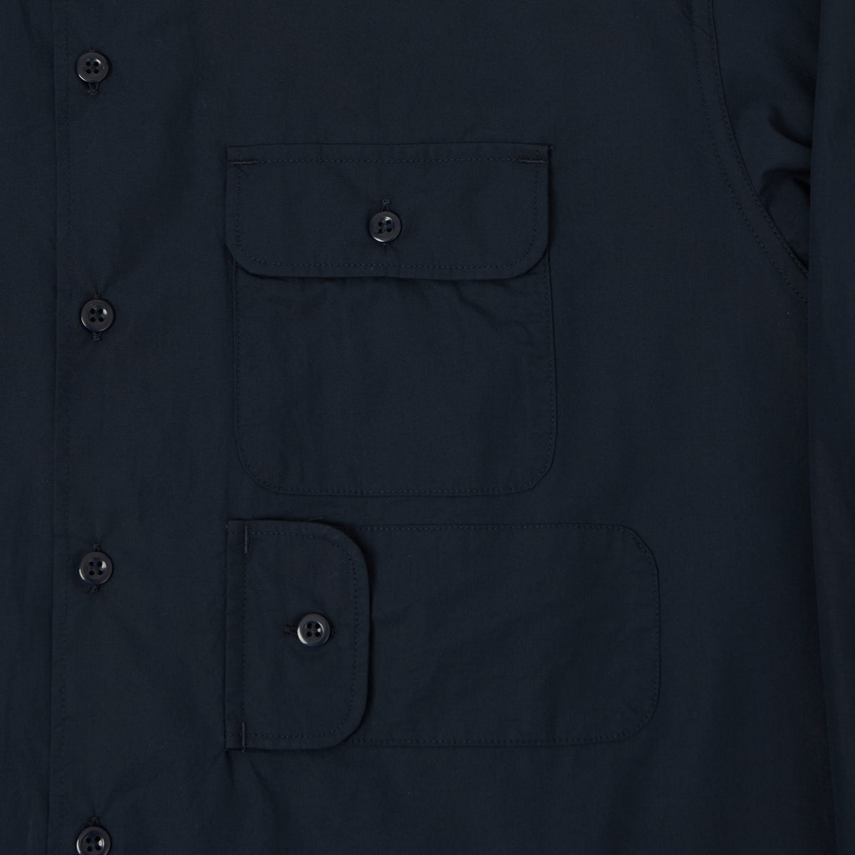 Engineered Garments Poplin Bowling Shirt - Dark Navy