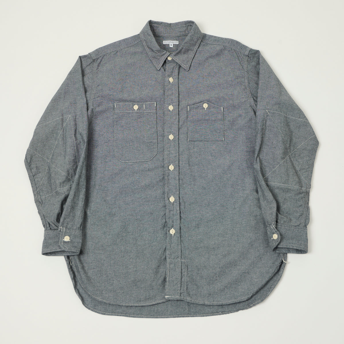 Engineered Garments 4.5oz Chambray Work Shirt - Grey