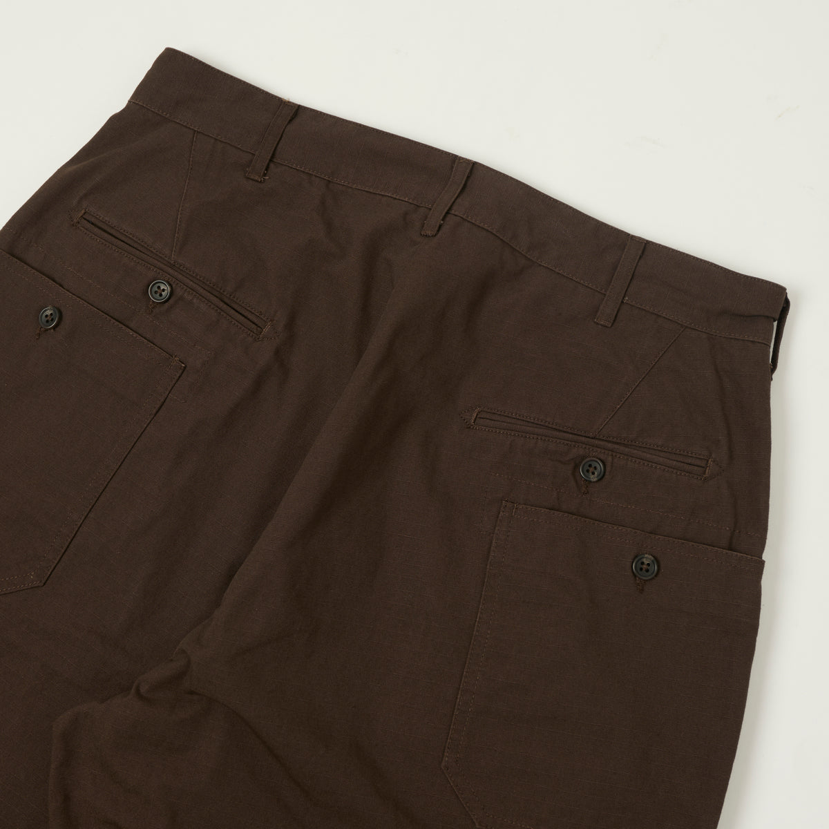 Engineered Garments Heavyweight Ripstop Security Trousers - Dark Brown