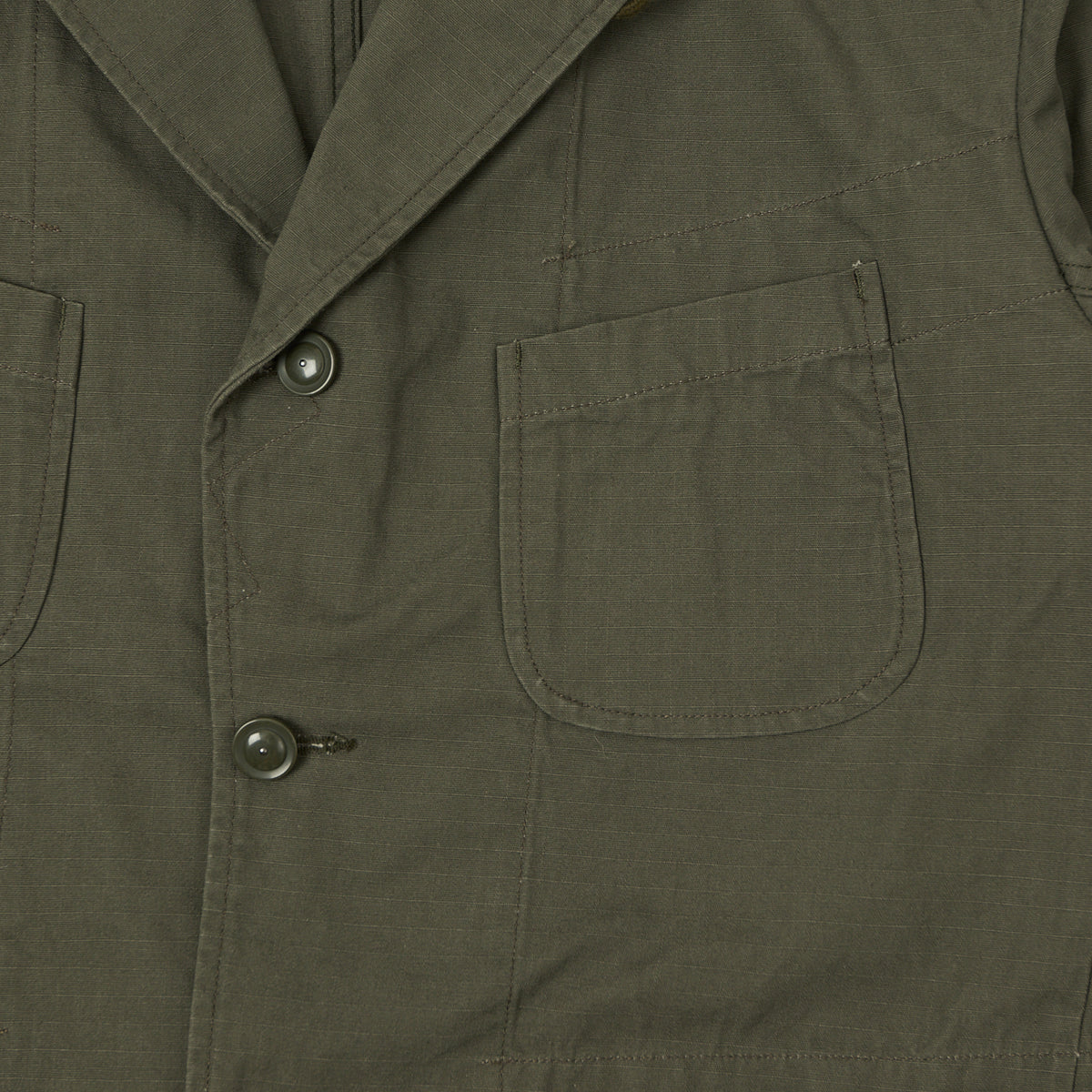 Engineered Garments Heavyweight Ripstop Bedford Jacket - Olive
