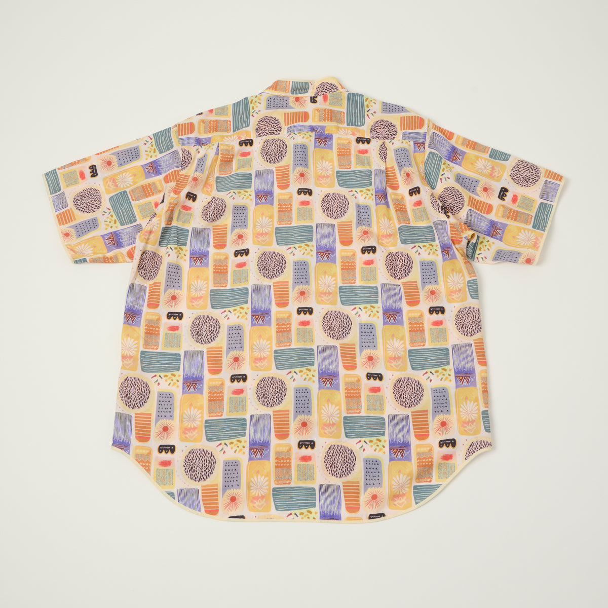Engineered Garments Tencel Jamaican 'Copley' Shirt - Pink/Blue