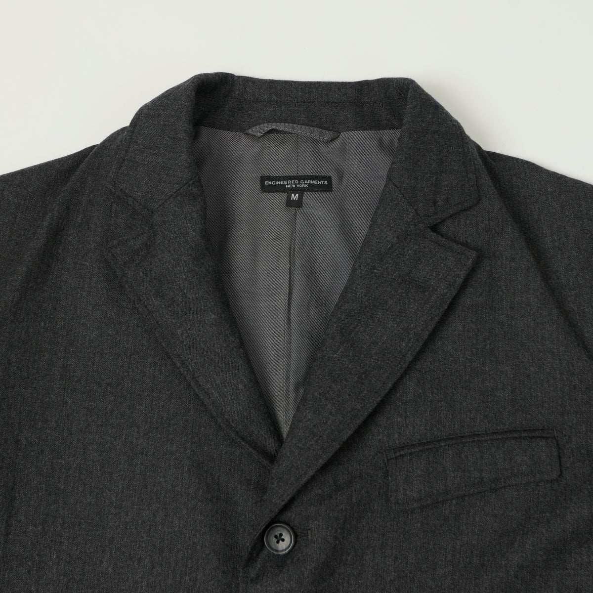 Engineered Garments Worsted Wool Twill 'Andover' Jacket - Charcoal