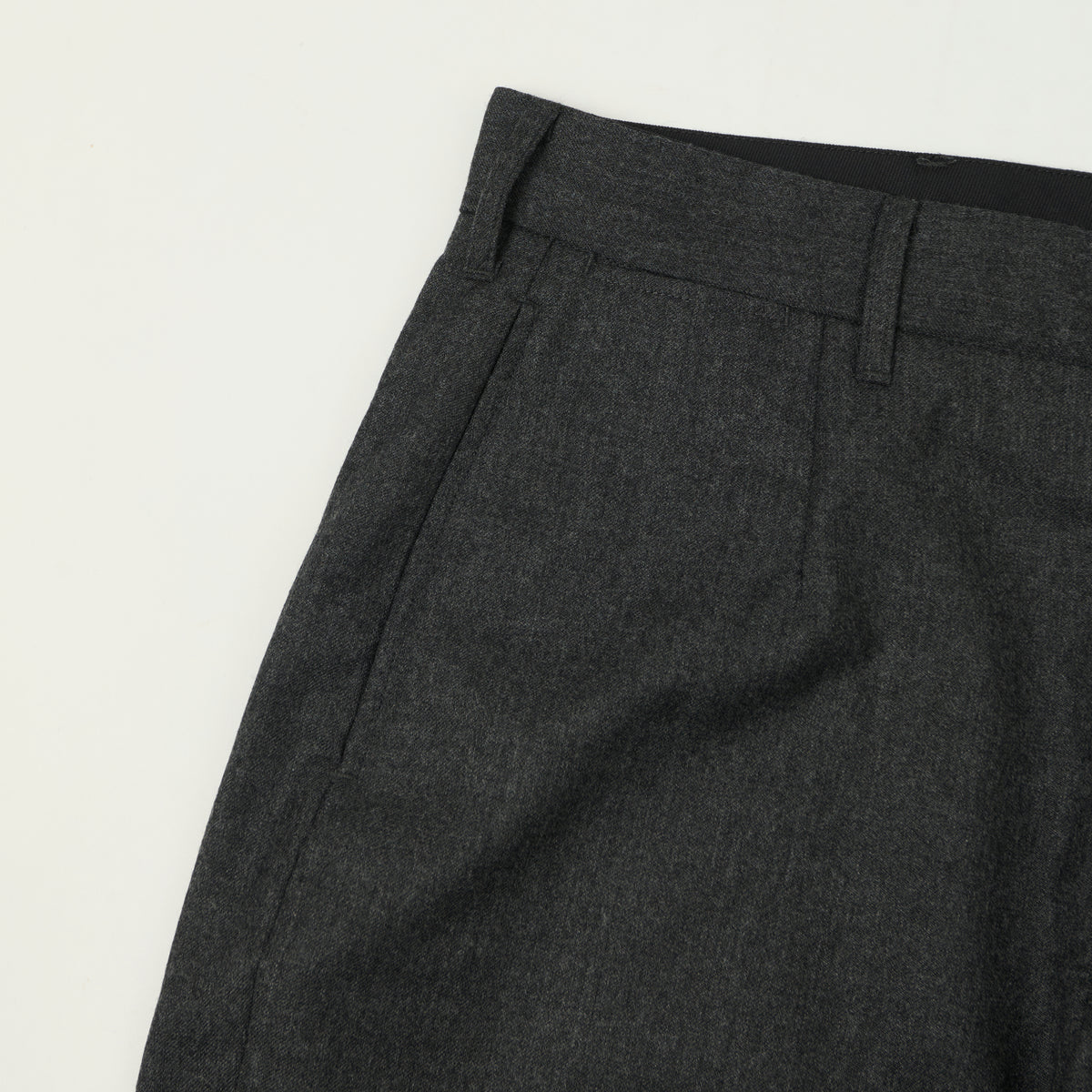 Engineered Garments Worsted Wool Twill 'Andover' Trousers - Charcoal