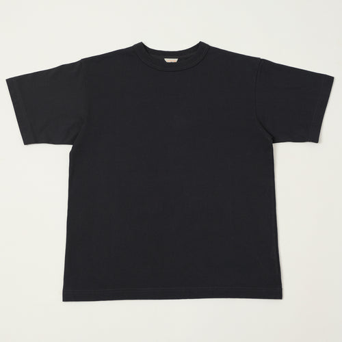 FilMelange 'Alderson' Air Spinning Tenjiku T-Shirt - Charcoal Black