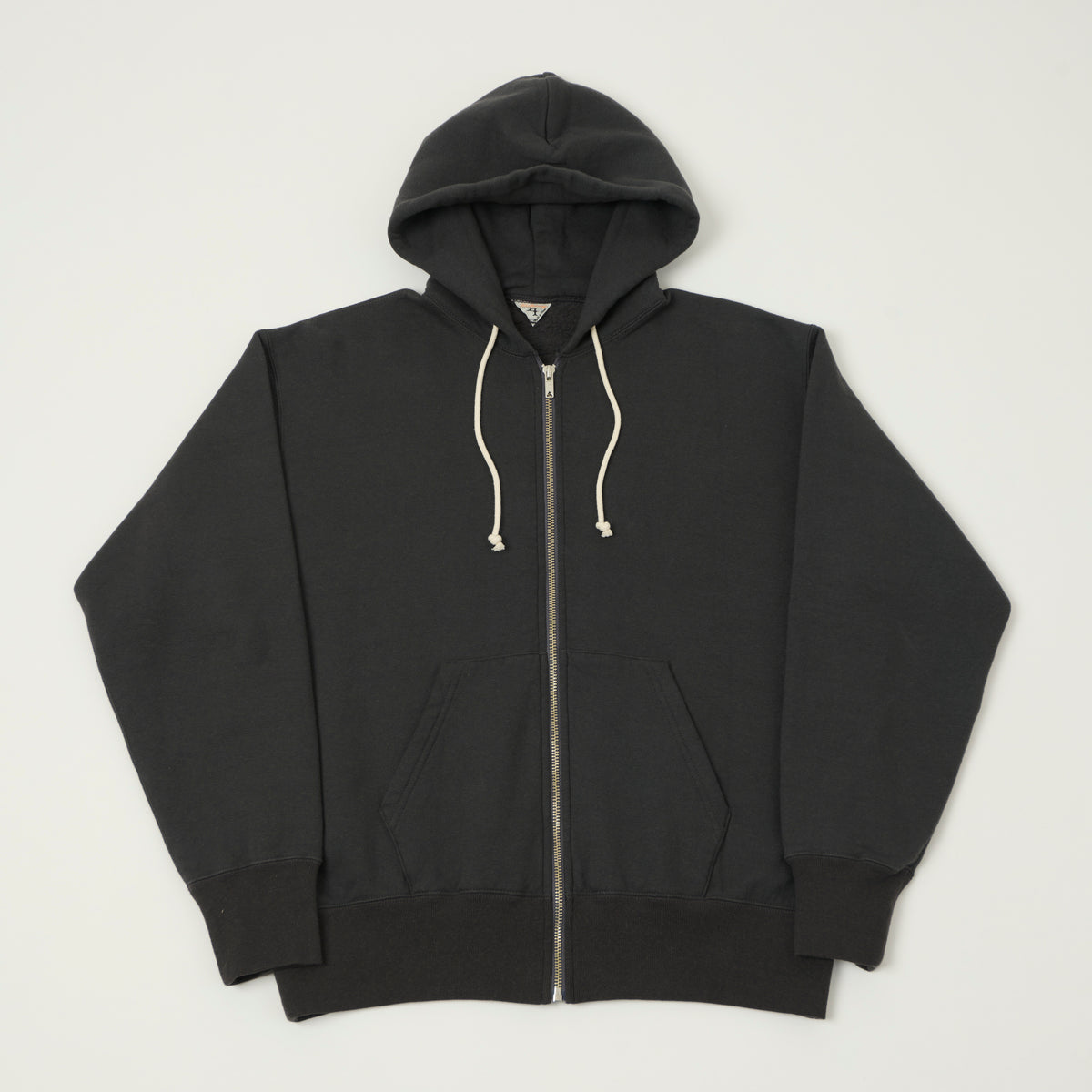 FilMelange 'Cherif' Fallen Cotton Zip Through Hoodie - Charcoal