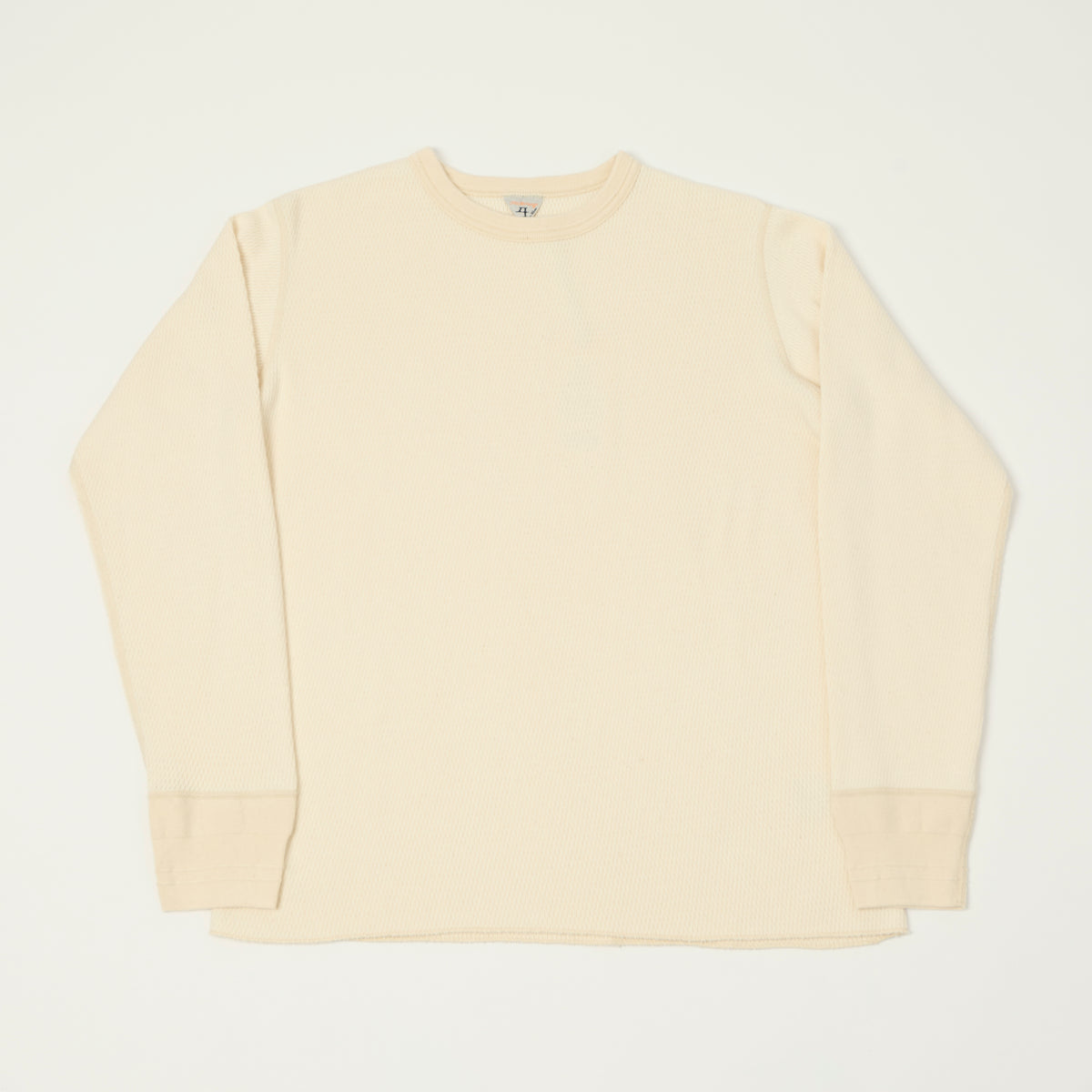 FilMelange 'Dan' Honeycomb Knit Thermal T-Shirt - Natural
